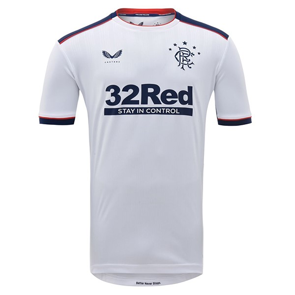 Tailandia Camiseta Rangers Segunda equipo 2020-21 Blanco